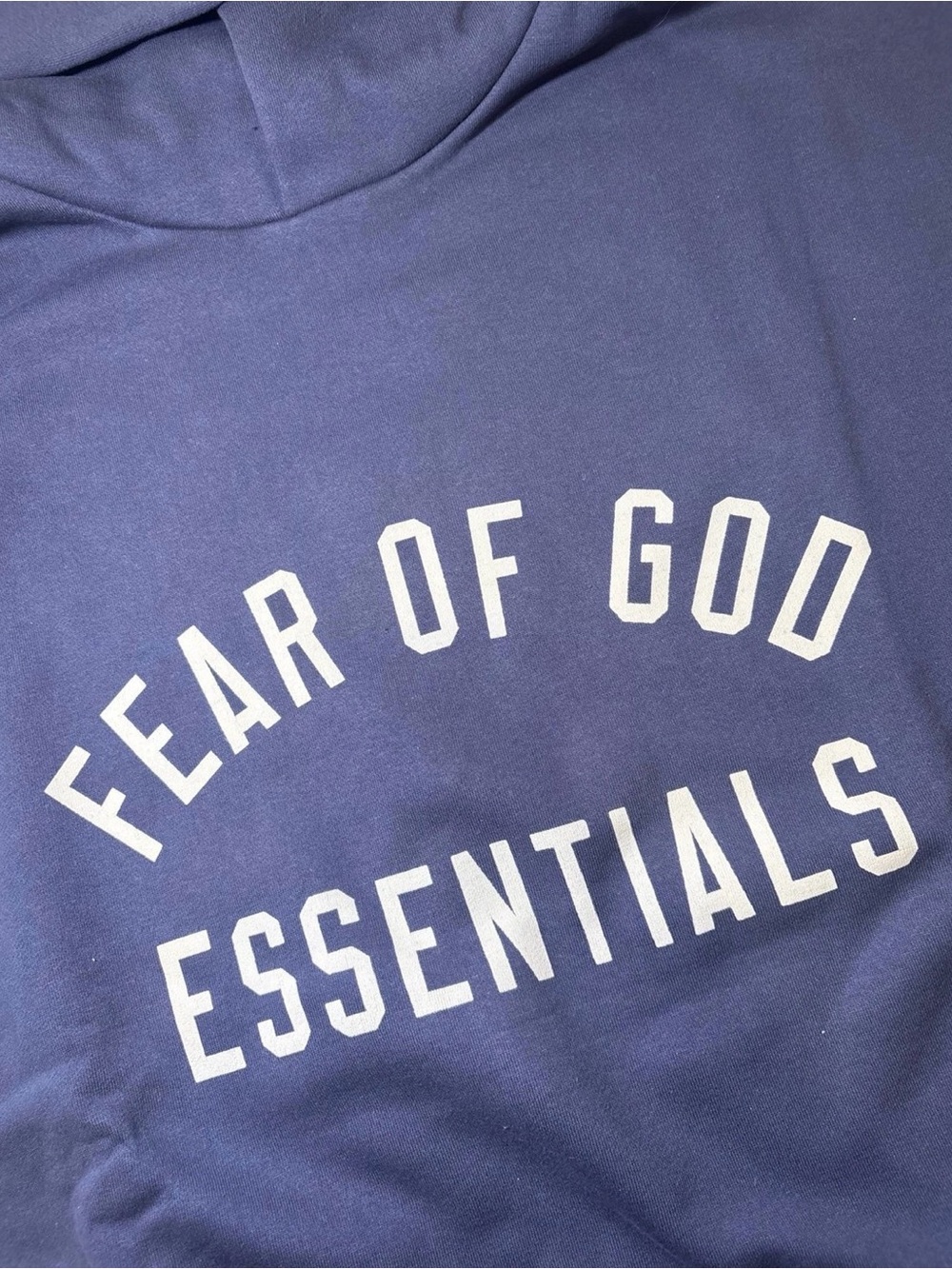 Essentials Fear Of God SS24 Marine Hoodie - Sizes S, XL - Picture 2 of 5